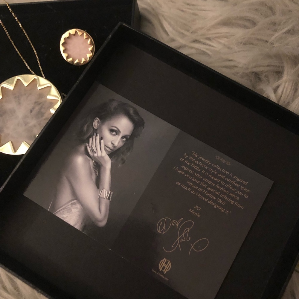 House of Harlow Nicole Richie sunburst jewelry set